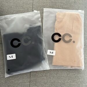 Set of Two ComfyCo tummy sculpting control thong medium